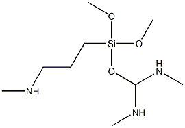 3-(Trimethylaminio)propyltrimethoxysilane Struktur