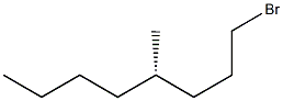 [S,(+)]-1-Bromo-4-methyloctane Struktur