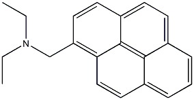 1-(Diethylaminomethyl)pyrene Struktur