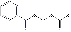 Chlorocarbonic acid benzoyloxymethyl ester Struktur