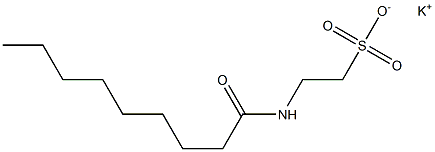 N-Nonanoyltaurine potassium salt Struktur