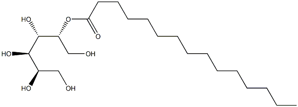 D-Mannitol 5-pentadecanoate Struktur