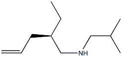 (R)-4-Ethyl-N-isobutyl-1-penten-5-amine Struktur