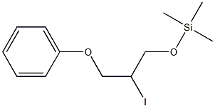 2-Iodo-1-phenoxy-3-trimethylsiloxypropane Struktur