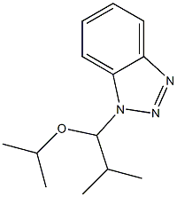 1-[1-Isopropyloxy-2-methylpropyl]-1H-benzotriazole Struktur