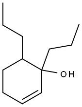 1,6-Dipropyl-2-cyclohexen-1-ol Struktur