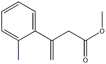 3-(o-Tolyl)-3-butenoic acid methyl ester Struktur