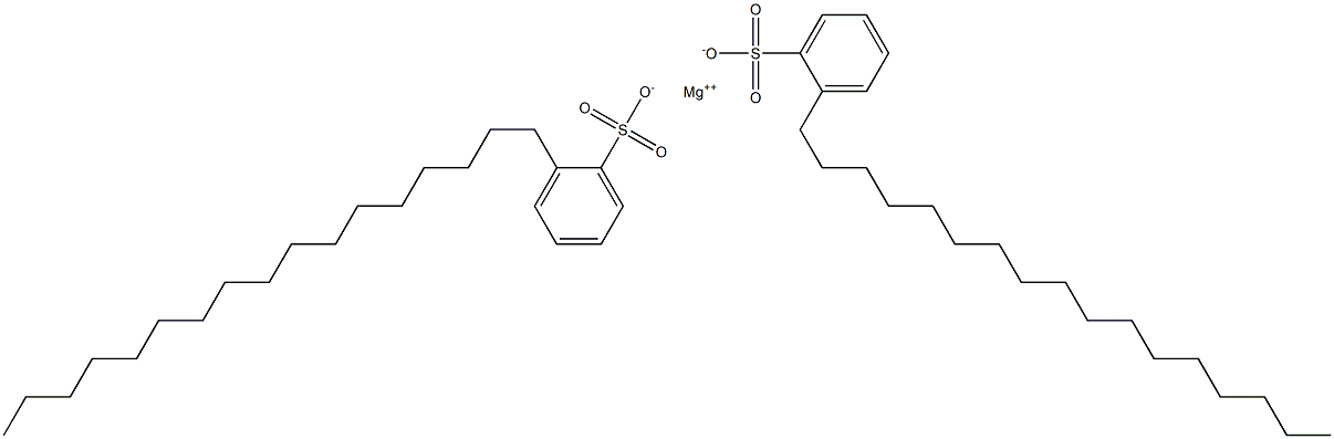 Bis(2-heptadecylbenzenesulfonic acid)magnesium salt Struktur