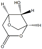 (1S,5S,8S)-8-Hydroxy-2,6-dioxabicyclo[3.2.1]octan-3-one Struktur