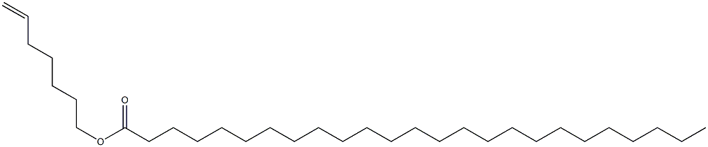 Pentacosanoic acid 6-heptenyl ester Struktur