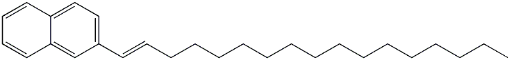 2-(1-Heptadecenyl)naphthalene Struktur