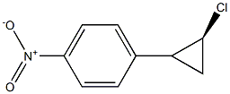 1-[(2S)-2-Chlorocyclopropyl]-4-nitrobenzene Struktur