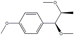 4-[(1S,2S)-1,2-Dimethoxypropyl]-1-methoxybenzene Struktur