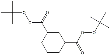 Cyclohexane-1,3-bis(peroxycarboxylic acid)di-tert-butyl ester Struktur