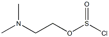 Chloridosulfurous acid 2-(dimethylamino)ethyl ester Struktur