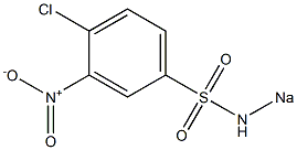 4-Chloro-3-nitro-N-sodiobenzenesulfonamide Struktur