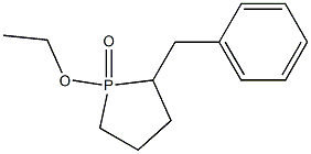 2-Benzyl-1-ethoxy-1-oxo-1,1,2,3,4,5-hexahydro-1H-phosphole Struktur