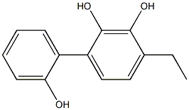 4-Ethyl-1,1'-biphenyl-2,2',3-triol Struktur