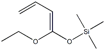 Vinylketene ethyl(trimethylsilyl)acetal Struktur