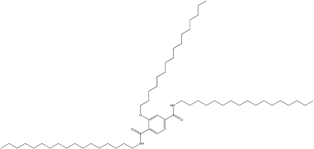 2-(Hexadecyloxy)-N,N'-diheptadecylterephthalamide Struktur