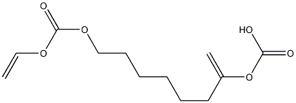 Carbonic acid 6-[(vinyloxy)carbonyloxy]hexylvinyl ester Struktur