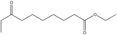 8-Oxodecanoic acid ethyl ester Struktur