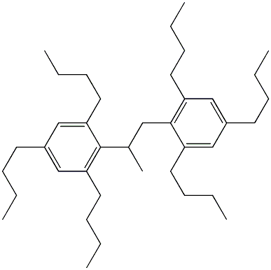 2,2'-(1,2-Propanediyl)bis(1,3,5-tributylbenzene) Struktur