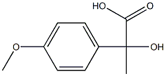 (-)-p-Methoxyatrolactic acid Struktur