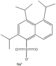 2,4,5-Triisopropyl-1-naphthalenesulfonic acid sodium salt Struktur