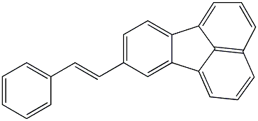 8-[(E)-Styryl]fluoranthene Struktur