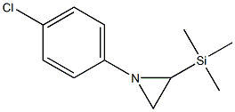 1-(4-Chlorophenyl)-2-(trimethylsilyl)aziridine Struktur