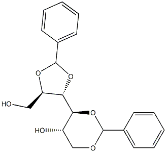 2-O,3-O:4-O,6-O-Dibenzylidene-L-glucitol Struktur