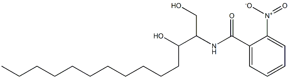 N-[2-Hydroxy-1-(hydroxymethyl)tridecyl]-2-nitrobenzamide Struktur