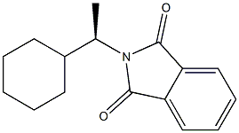 (-)-N-[(R)-1-Cyclohexylethyl]phthalimide Struktur