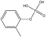 Phosphoric acid dihydrogen (2-methylphenyl) ester Struktur