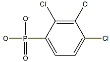 2,3,4-Trichlorophenylphosphonate Struktur