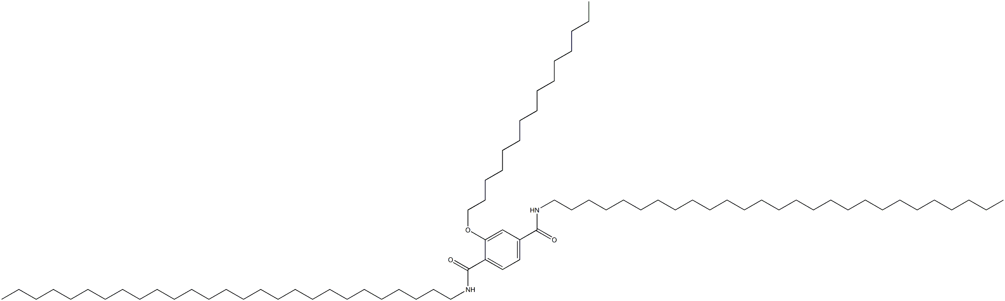 2-(Pentadecyloxy)-N,N'-diheptacosylterephthalamide Struktur