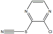 2-Chloro-3-thiocyanatopyrazine Struktur