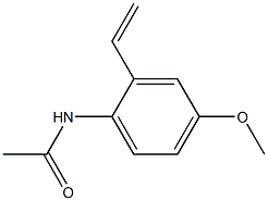 N-(2-Ethenyl-4-methoxyphenyl)acetamide Struktur