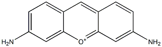 3,6-Diaminoxanthylium Struktur