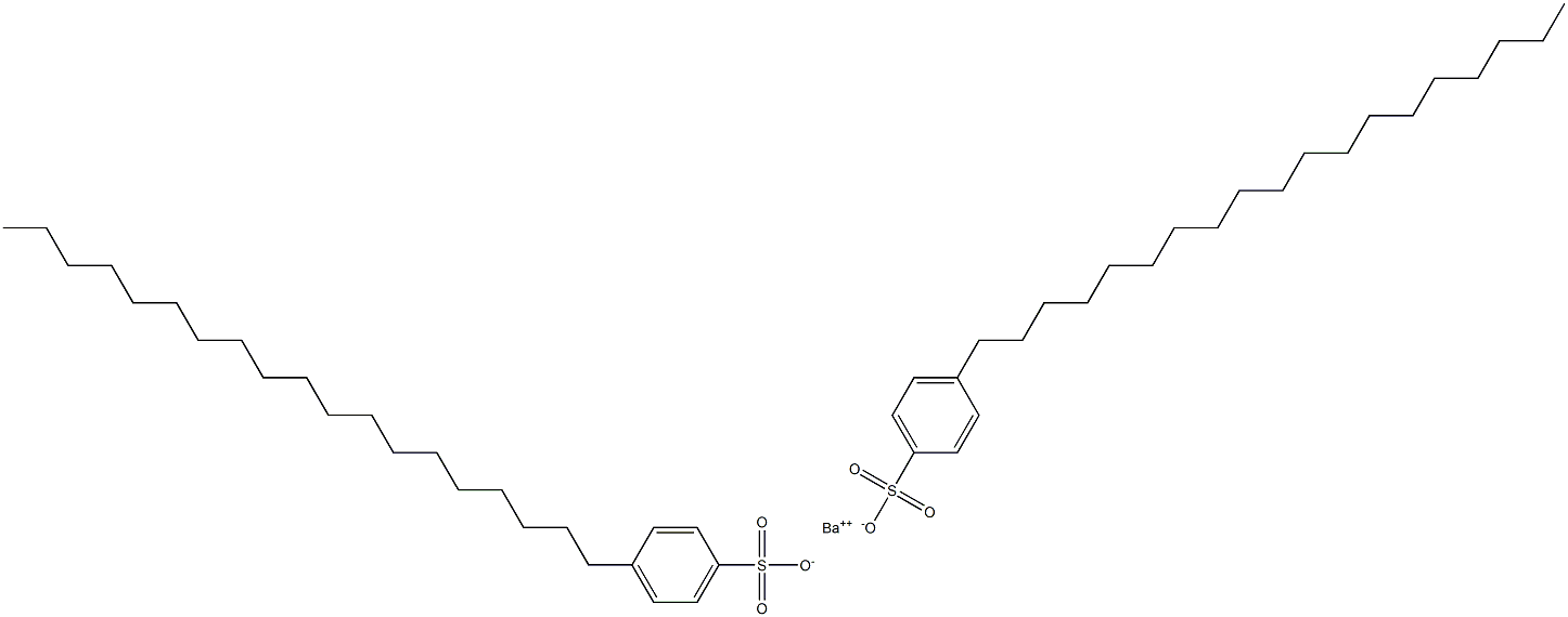 Bis(4-nonadecylbenzenesulfonic acid)barium salt Struktur