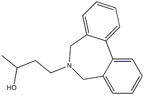 4-[[6,7-Dihydro-5H-dibenz[c,e]azepin]-6-yl]butan-2-ol Struktur