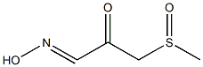 1-Hydroxyimino-3-methylsulfinylacetone Struktur