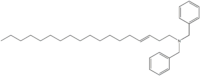 (3-Octadecenyl)dibenzylamine Struktur