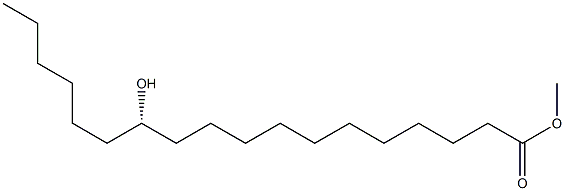 (S)-12-Hydroxyoctadecanoic acid methyl ester Struktur