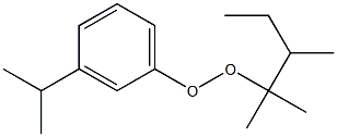 3-Isopropylphenyl 1,1,2-trimethylbutyl peroxide Struktur