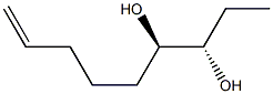 (3S,4R)-8-Nonene-3,4-diol Struktur