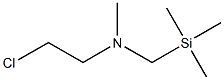 N-Methyl-N-[(trimethylsilyl)methyl]-2-chloroethanamine Struktur