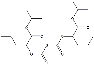 (Isopropoxycarbonyl)(butoxycarbonyl) sulfide Struktur