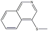 4-(Methylthio)isoquinoline Struktur